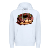 White chocolate donut with candies Premium Hoodie - AdoDesignShop