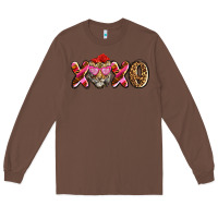 Chestnut xoxo tiger olivia Long Sleeve Tee - OliviaCreatesArt