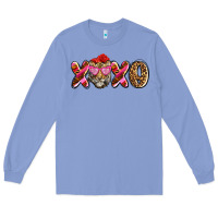 Colony Blue xoxo tiger olivia Long Sleeve Tee - OliviaCreatesArt