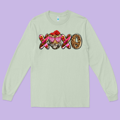 Xoxo Tiger Olivia Long Sleeve Tee Designed By Oliviacreatesart