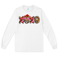 White xoxo tiger olivia Long Sleeve Tee - OliviaCreatesArt