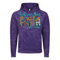 Cloud Purple in oceans deep faith will stand Vintage Hoodie - texasbilliewilder