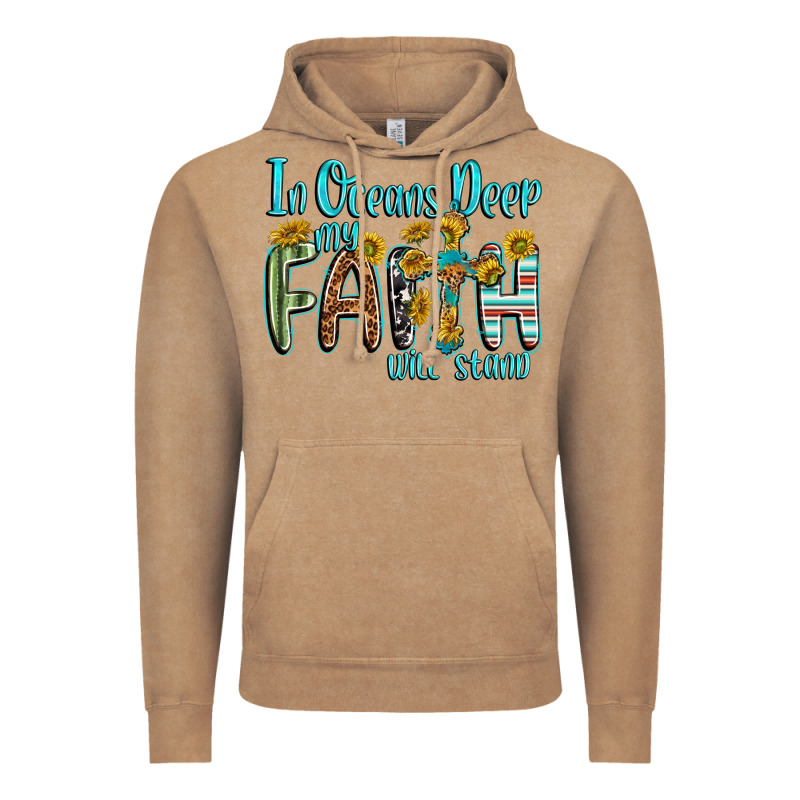 In Oceans Deep Faith Will Stand Vintage Hoodie by texasbilliewilder | Teevron