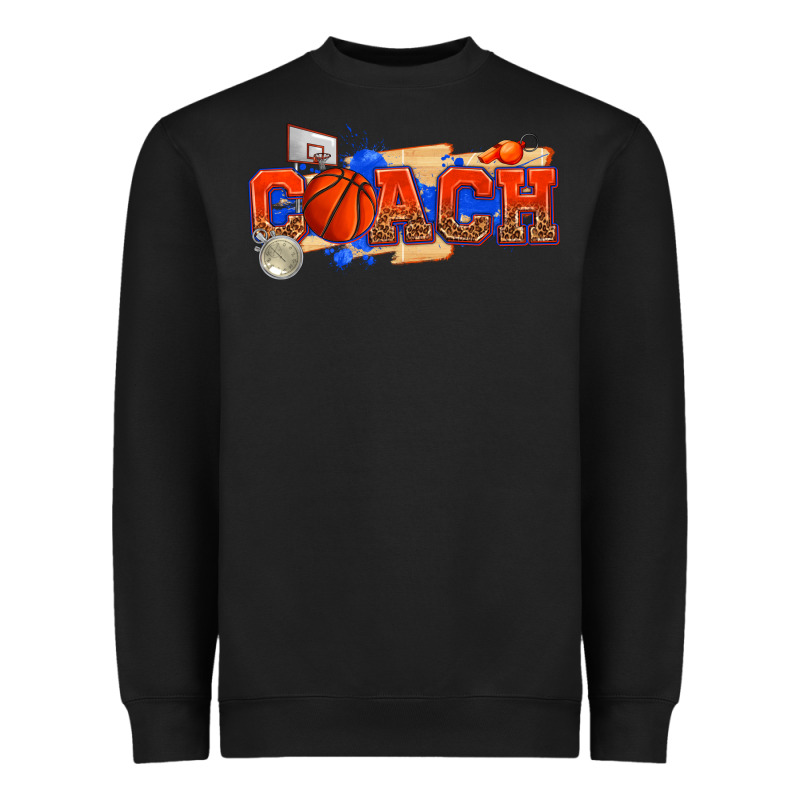 Basketball Coach Heavyweight Sweatshirt by texasbilliewilder | Teevron