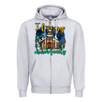 Christmas Church And Snow   ı Love My Church Family Zipper Hoodie | Teevron