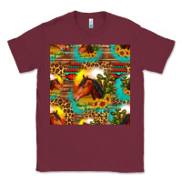 Burgundy desert horse seamless patern Classic Tee - HRA Design Shop
