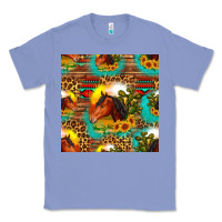 Colony Blue desert horse seamless patern Classic Tee - HRA Design Shop