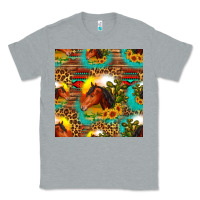Heather Grey desert horse seamless patern Classic Tee - HRA Design Shop