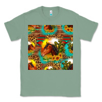 Sage desert horse seamless patern Classic Tee - HRA Design Shop