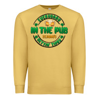 Antique Gold everybody in the pub getting tipsy Premium Sweatshirt - MaliasSmallBusiness