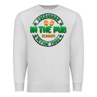 Dove Grey everybody in the pub getting tipsy Premium Sweatshirt - MaliasSmallBusiness