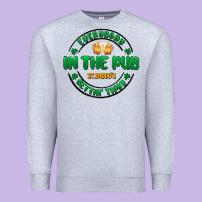 Everybody In The Pub Getting Tipsy Premium Sweatshirt Designed By Maliassmallbusiness