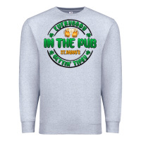 Heather Grey everybody in the pub getting tipsy Premium Sweatshirt - MaliasSmallBusiness