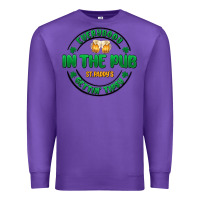 Purple everybody in the pub getting tipsy Premium Sweatshirt - MaliasSmallBusiness
