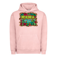 Pigment Salmon mama cita serape background Urban Hoodie - BarkalooDesign