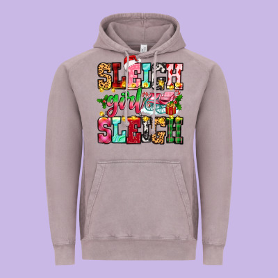 Sleigh Girl Sleigh Vintage Hoodie Designed By Zillion Design Studio