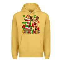 Antique Gold my first christmas reindeer Premium Hoodie - MaliasSmallBusiness