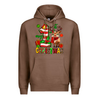 Chestnut my first christmas reindeer Premium Hoodie - MaliasSmallBusiness