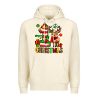 Sandshell my first christmas reindeer Premium Hoodie - MaliasSmallBusiness