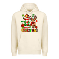 Tofu my first christmas reindeer Premium Hoodie - MaliasSmallBusiness