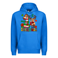 True Royal my first christmas reindeer Premium Hoodie - MaliasSmallBusiness