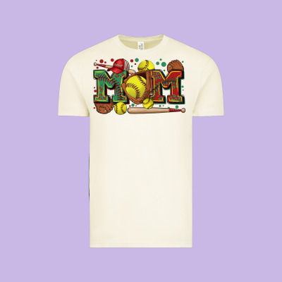 Mom Softball Vintage Tee Designed By Zillion Design Studio