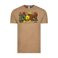 Vintage Coffee mom softball Vintage Tee - Zillion Design Studio