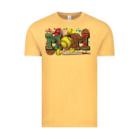 Vintage Mustard mom softball Vintage Tee - Zillion Design Studio