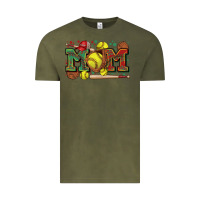 Vintage Olive mom softball Vintage Tee - Zillion Design Studio