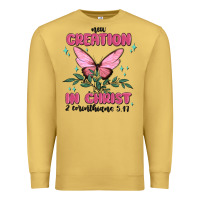 Antique Gold new creation in christ 2 corinthians5.17 Premium Sweatshirt - MaliasSmallBusiness