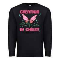 Black new creation in christ 2 corinthians5.17 Premium Sweatshirt - MaliasSmallBusiness