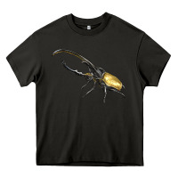 Asphalt Hercules Beetle Side Heavy Core Tee - LillyAllenDesigns