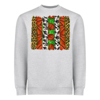 Heather Grey basketball brush strokes Heavyweight Sweatshirt - texasbilliewilder