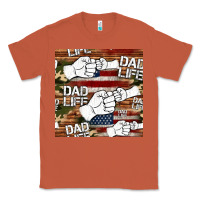 Copper dad life fist bump seamless pattern Classic Tee - HRA Design Shop
