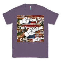 Lavender dad life fist bump seamless pattern Classic Tee - HRA Design Shop