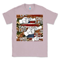 Lilac dad life fist bump seamless pattern Classic Tee - HRA Design Shop