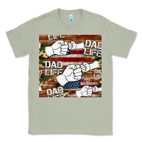Matcha dad life fist bump seamless pattern Classic Tee - HRA Design Shop