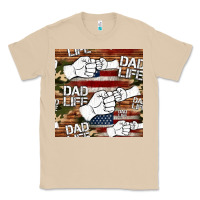 Mushroom dad life fist bump seamless pattern Classic Tee - HRA Design Shop