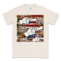 Natural dad life fist bump seamless pattern Classic Tee - HRA Design Shop
