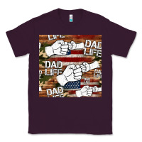Plum dad life fist bump seamless pattern Classic Tee - HRA Design Shop