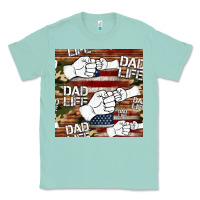 Seafoam dad life fist bump seamless pattern Classic Tee - HRA Design Shop