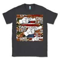 Dad Life Fist Bump Seamless Pattern Classic Tee | Teevron