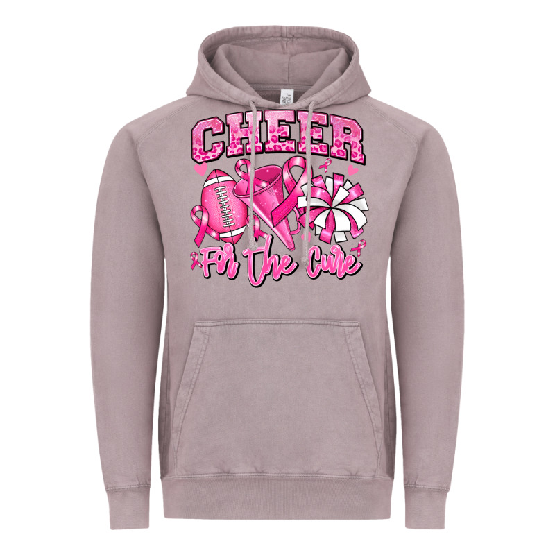 Cheer For The Cure American Football Vintage Hoodie by RanaPortraitStore | Teevron
