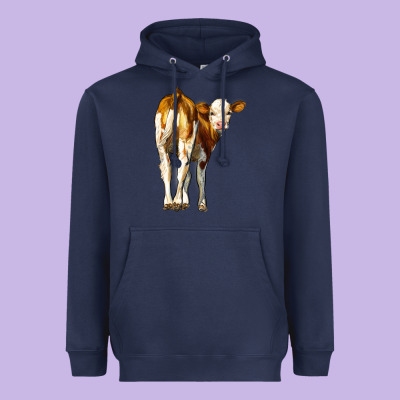 Simmental Calf Heavyweight Hoodie Designed By Lillyallendesigns