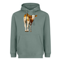 Sage simmental calf Heavyweight Hoodie - LillyAllenDesigns