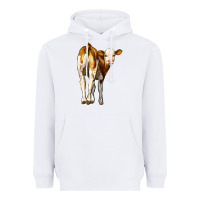 White simmental calf Heavyweight Hoodie - LillyAllenDesigns