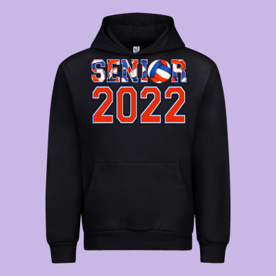 Senior Volleyball Custom Urban Hoodie Designed By Jasminsmagicworld