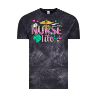 Cloud Black nurse life Vintage Tee - texasbilliewilder