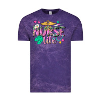 Cloud Purple nurse life Vintage Tee - texasbilliewilder
