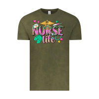 Vintage Olive nurse life Vintage Tee - texasbilliewilder